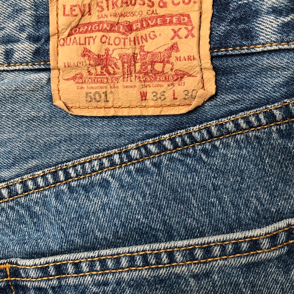 Mens Levis 501 36X30 - Picture 3 of 3